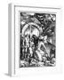 The Harrowing of Hell or Christ in Limbo, from the Large Passion, 1510-Albrecht Dürer-Framed Giclee Print