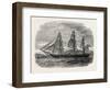 The Hartford (Admiral Farragut's Flag-Ship), USA, 1870s-null-Framed Giclee Print