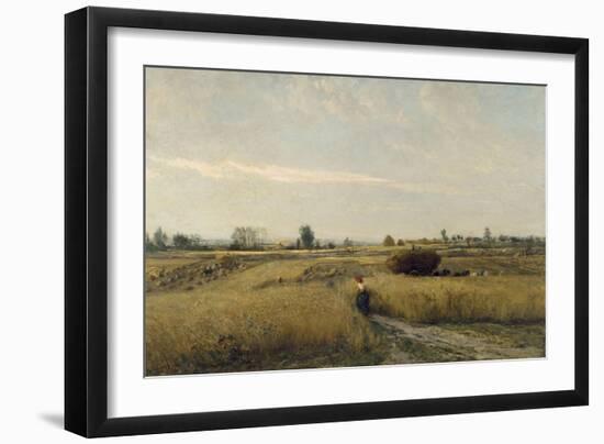 The Harvest, 1851-Charles-François Daubigny-Framed Giclee Print