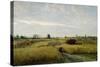 The Harvest, 1851-Charles-Francois Daubigny-Stretched Canvas