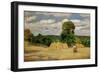 The Harvest, 1876-Camille Pissarro-Framed Giclee Print