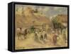 The Harvest, 1883-Camille Pissarro-Framed Stretched Canvas