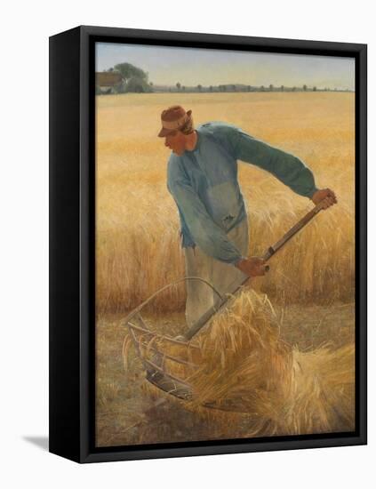 The Harvest, 1885-Laurits Andersen Ring-Framed Stretched Canvas