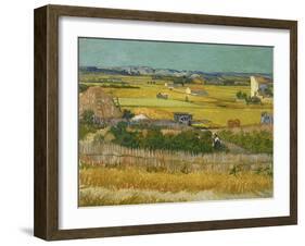 The Harvest, 1888-Vincent van Gogh-Framed Giclee Print