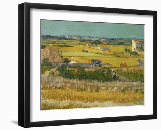 The Harvest, 1888-Vincent van Gogh-Framed Giclee Print