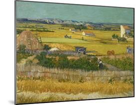 The Harvest, 1888-Vincent van Gogh-Mounted Giclee Print