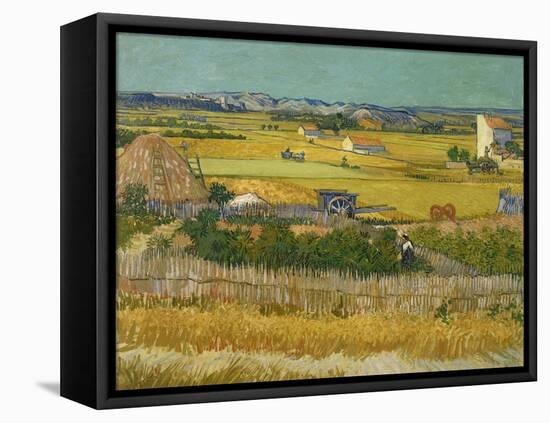 The Harvest, 1888-Vincent van Gogh-Framed Stretched Canvas