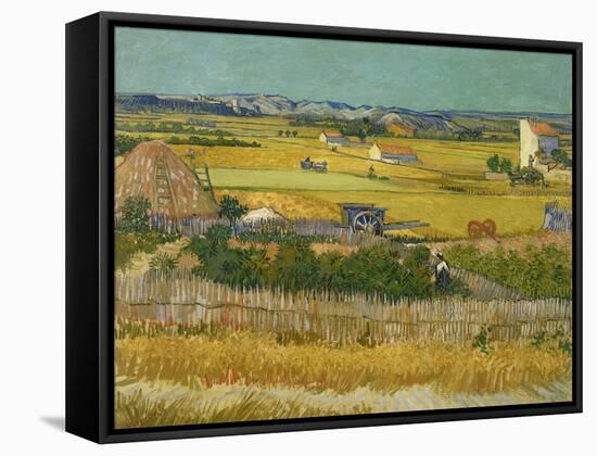 The Harvest, 1888-Vincent van Gogh-Framed Stretched Canvas