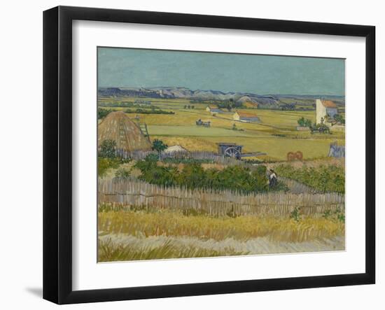 The Harvest, 1888-Vincent van Gogh-Framed Giclee Print