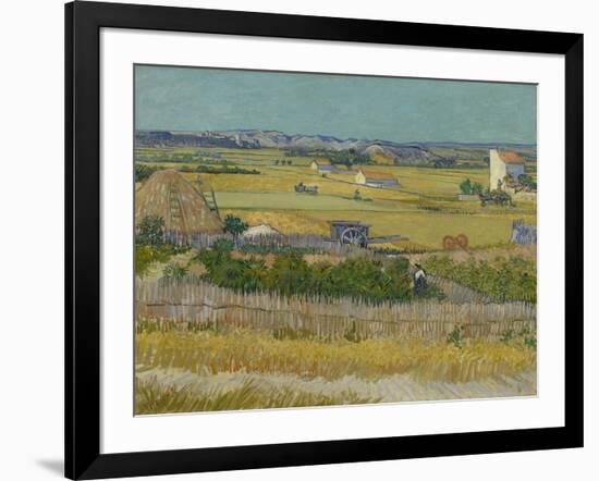 The Harvest, 1888-Vincent van Gogh-Framed Giclee Print