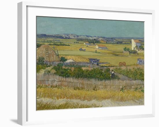 The Harvest, 1888-Vincent van Gogh-Framed Giclee Print