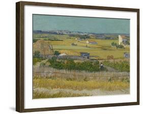 The Harvest, 1888-Vincent van Gogh-Framed Giclee Print