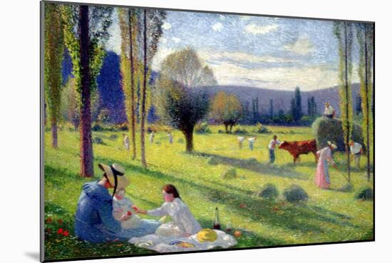 The Harvest, 1895-Henri Martin-Mounted Giclee Print