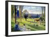 The Harvest, 1895-Henri Martin-Framed Giclee Print