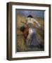 The Harvest, 19th Century-Adolphe Monticelli-Framed Giclee Print