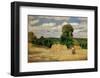 The Harvest, c.1876-Camille Pissarro-Framed Art Print