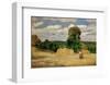 The Harvest, c.1876-Camille Pissarro-Framed Art Print