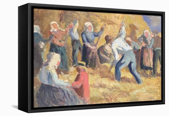 The Harvest, C.1914-Maximilien Luce-Framed Stretched Canvas