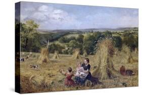 The Harvest Field, 1857 - 1858-Nevil Oliver Lupton-Stretched Canvas