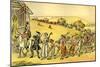 'The Harvest Home'-Thomas Rowlandson-Mounted Giclee Print