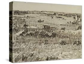 The Harvest in Provence (For Émile Bernar), 1888-Vincent van Gogh-Stretched Canvas