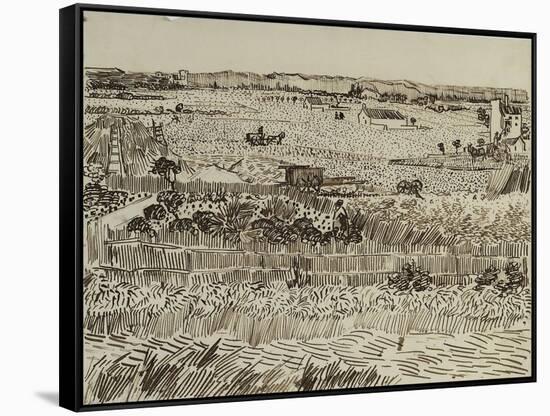 The Harvest in Provence (For Émile Bernar), 1888-Vincent van Gogh-Framed Stretched Canvas