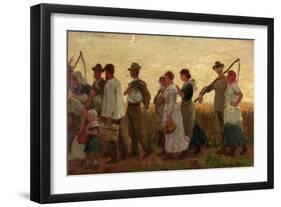 The Harvest Moon, 1881-George Faulkner Wetherbee-Framed Giclee Print