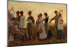 The Harvest Moon, 1881-George Faulkner Wetherbee-Mounted Giclee Print