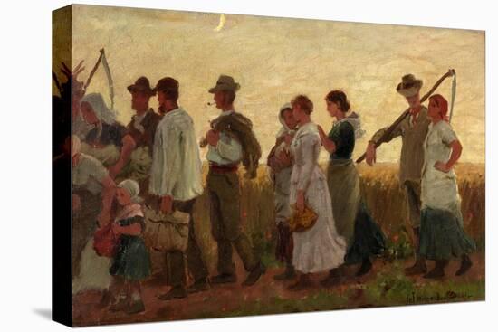 The Harvest Moon, 1881-George Faulkner Wetherbee-Stretched Canvas