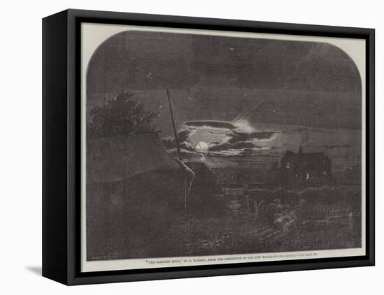 The Harvest Moon-Edmund George Warren-Framed Stretched Canvas