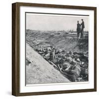 The Harvest of "Bloody Lane": The Scene after a Day's Fighting at Antietam-null-Framed Photographic Print