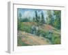 The Harvest, Pontoise, 1880-Camille Pissarro-Framed Giclee Print