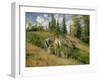 The Harvest, Pontoise, 1881-Camille Pissarro-Framed Giclee Print