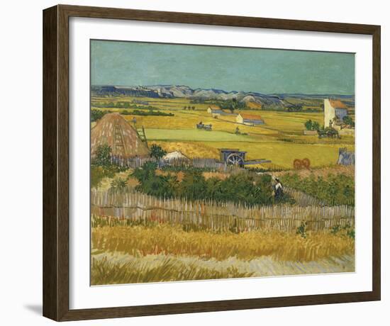 The Harvest-Vincent Van Gogh-Framed Giclee Print