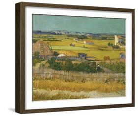 The Harvest-Vincent Van Gogh-Framed Giclee Print