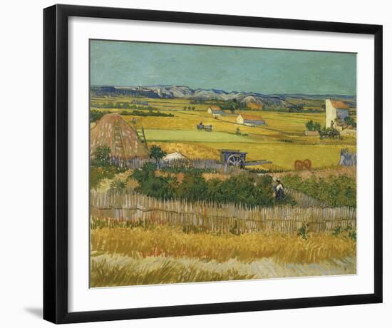 The Harvest-Vincent Van Gogh-Framed Giclee Print