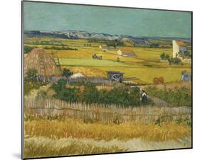 The Harvest-Vincent Van Gogh-Mounted Giclee Print