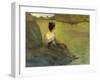 The Harvest-Pierre Andre Brouillet-Framed Giclee Print