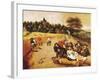 The Harvester's Meal-Pieter Brueghel the Younger-Framed Giclee Print