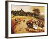 The Harvester's Meal-Pieter Brueghel the Younger-Framed Giclee Print