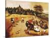 The Harvester's Meal-Pieter Brueghel the Younger-Stretched Canvas