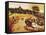 The Harvester's Meal-Pieter Brueghel the Younger-Framed Stretched Canvas