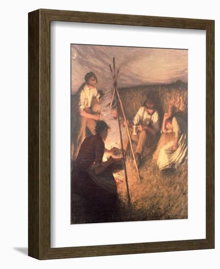 The Harvester's Supper, 1898-Henry Herbert La Thangue-Framed Giclee Print
