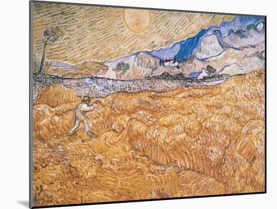 The Harvester-Vincent van Gogh-Mounted Giclee Print