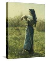 The Harvester-Jules Breton-Stretched Canvas