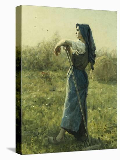 The Harvester-Jules Breton-Stretched Canvas