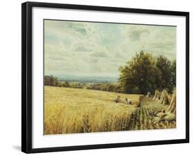 The Harvesters, 1865-Edmund George Warren-Framed Giclee Print