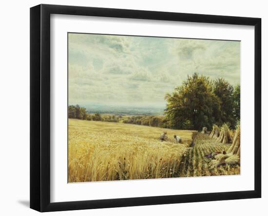 The Harvesters, 1865-Edmund George Warren-Framed Giclee Print