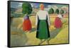 The Harvesters, 1909-10-Kasimir Malevich-Framed Stretched Canvas