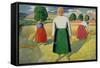 The Harvesters, 1909-10-Kasimir Malevich-Framed Stretched Canvas